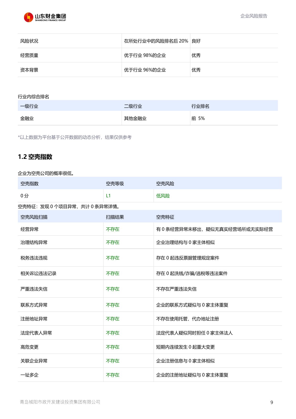 评估报告第 10 页